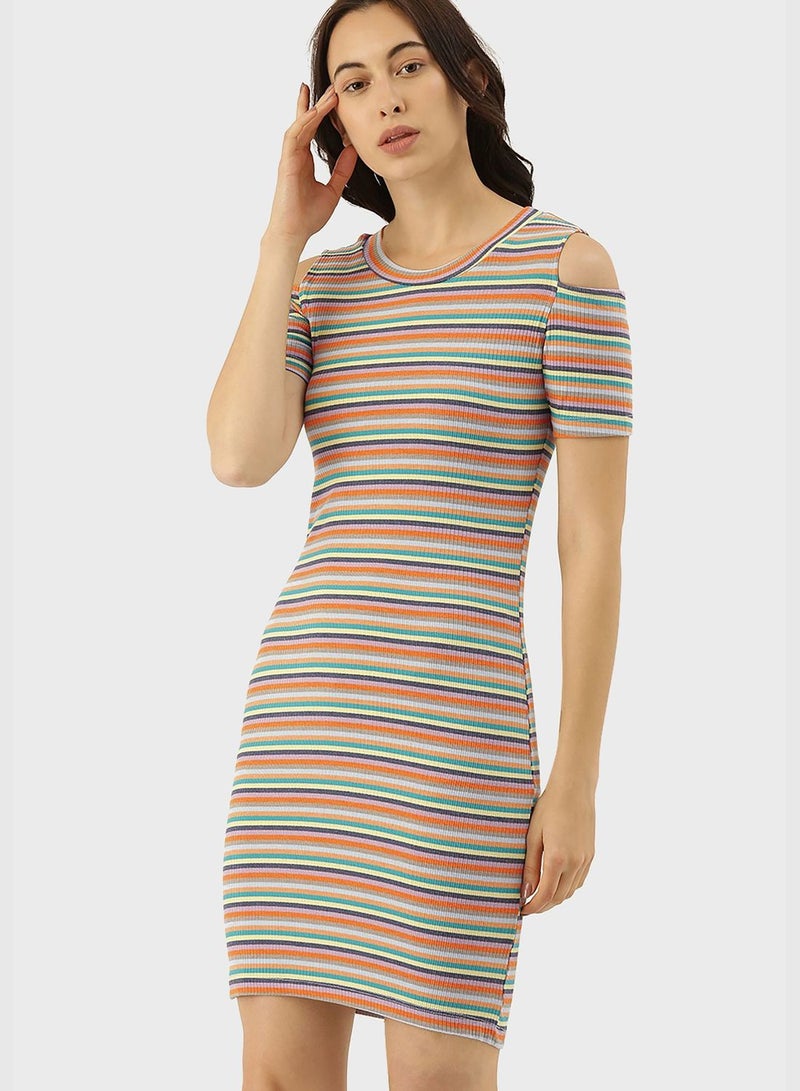 Striped Bodycon Dress
