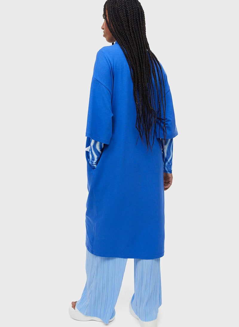 Oversized Graphic Dress