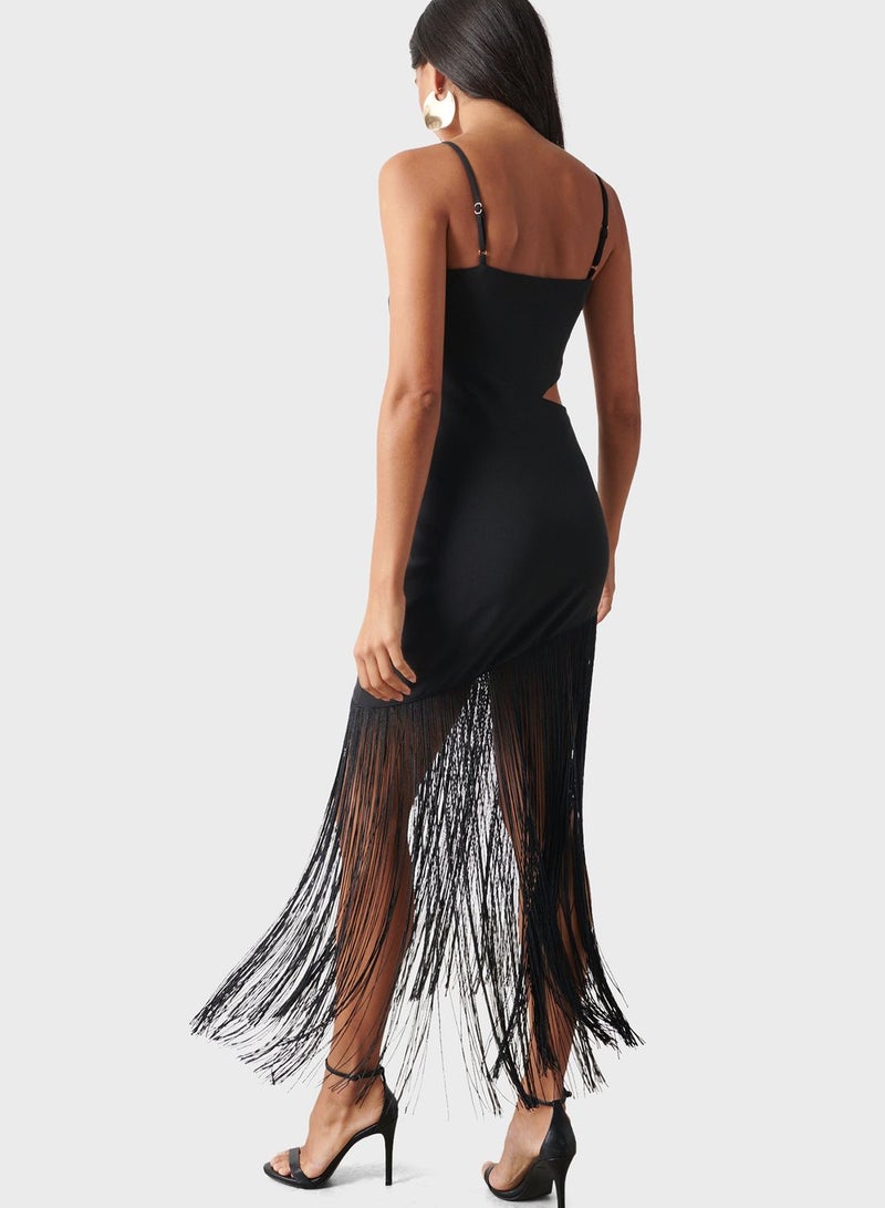 Cut Out Assymetrical Dress