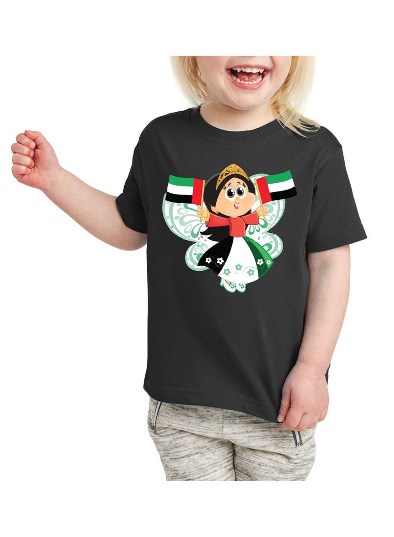 Kids Girls UAE Tshirt With Combo Set