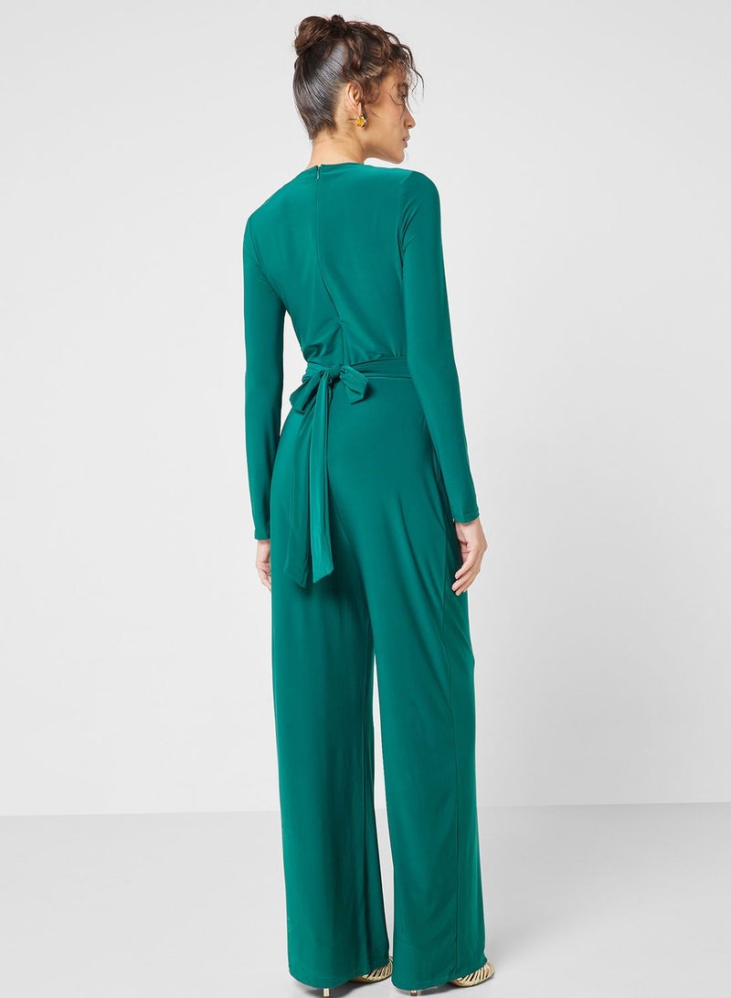 V-Neck Jumpsuit