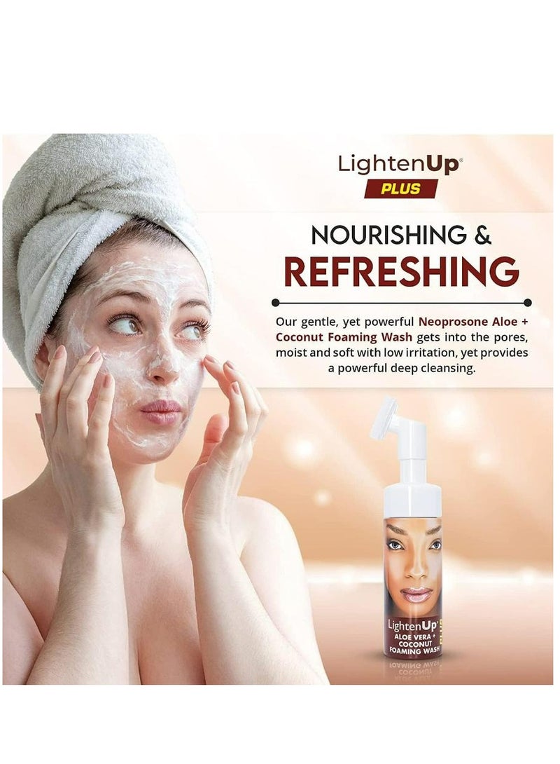 LightenUp Plus Aloe Vera + Coconut Foaming Wash 150 ML