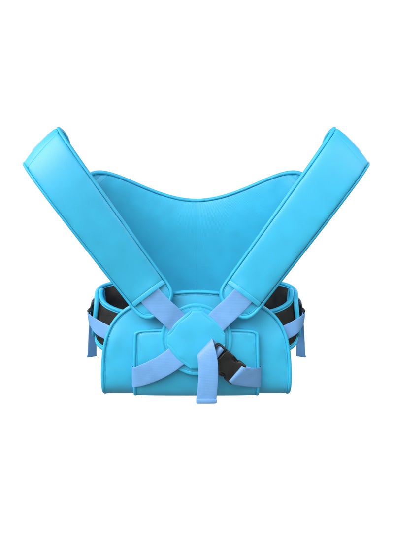 WaterLand Baby Carrier - Innovative Carrier You Can Use Both in Water & Land - Waterproof Infant Chest Holder with Adjustable Straps, Lightweight Toddler Harness for Pool & Beach (Light Blue Sky)