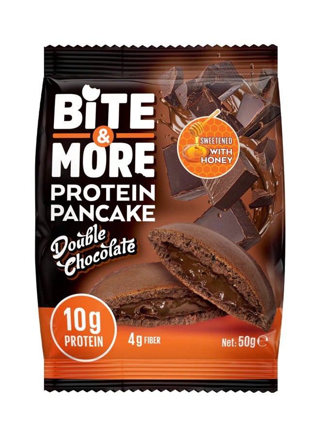 Bite & More Protein Pancake Double Chocolate Box Of 12