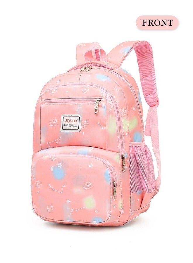 3-Piece Waterproof Printed Backpacks Shoulder Bag Pencil Bag