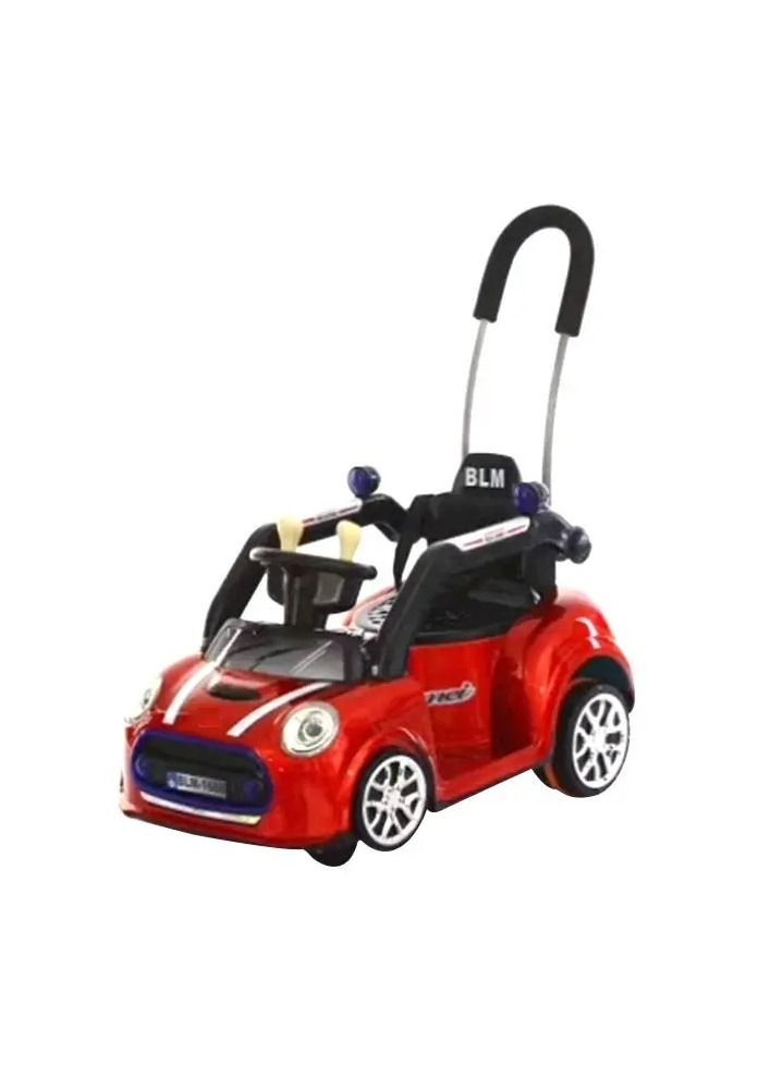 6V Push Ride-On Car with Parent Handle Red
