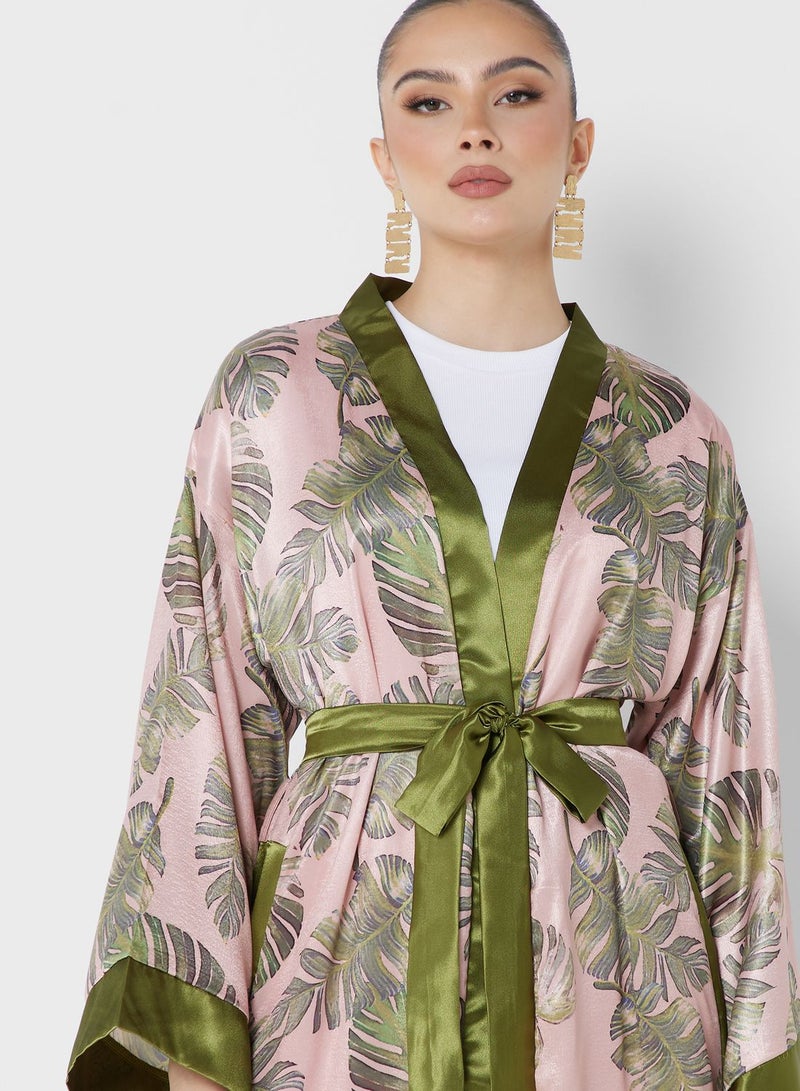 Floral Printed Kimono