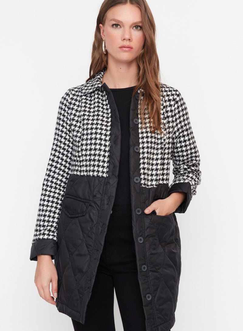 Button Down Quilted Coat