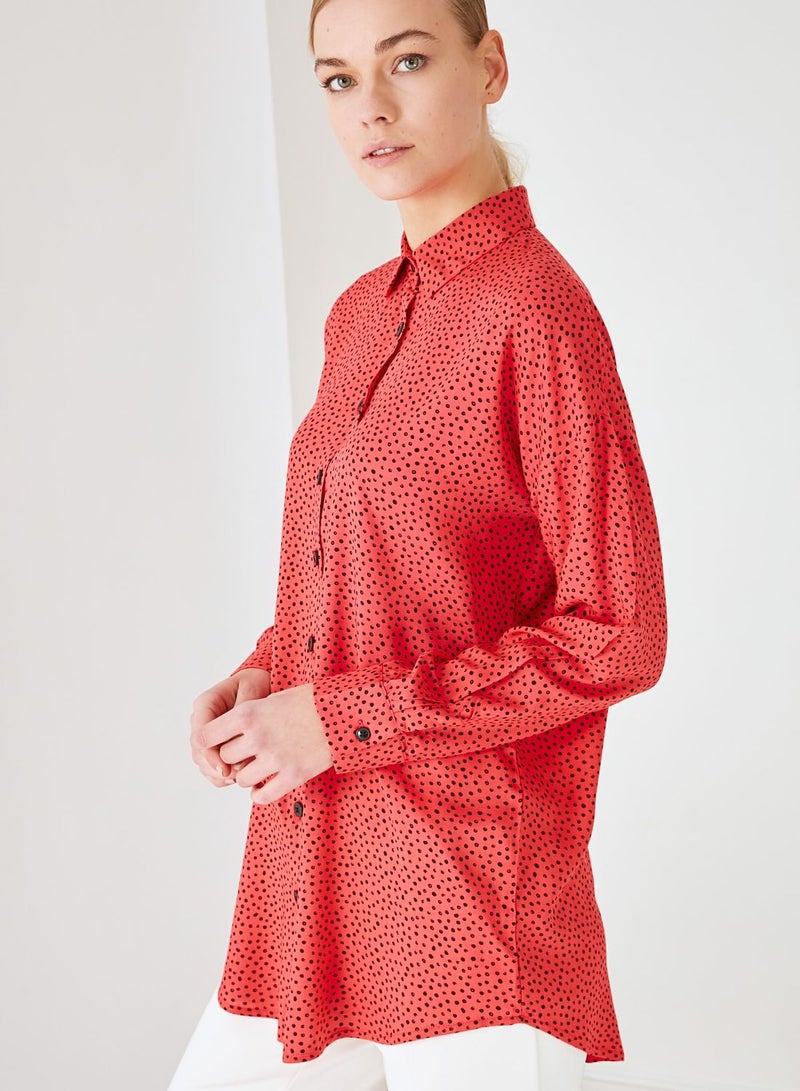 Button Down Printed Shirt