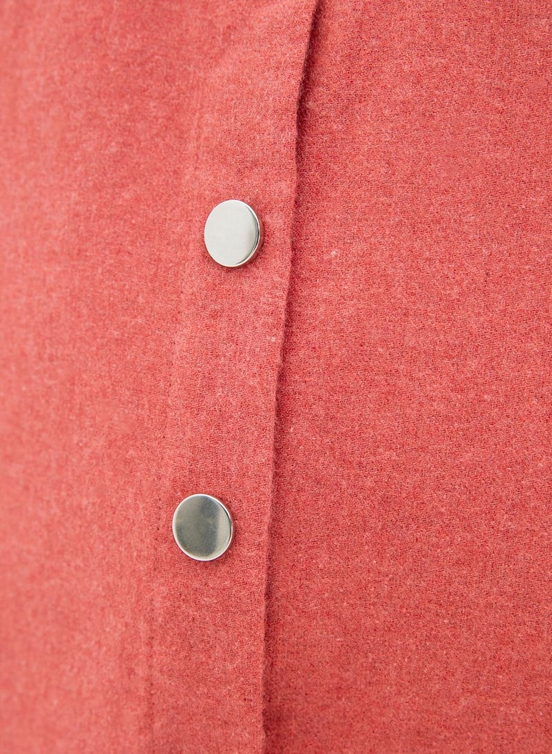 Pocket Detail Button Down Tunic