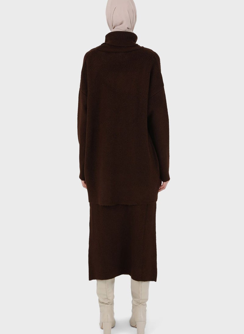 Unlined - Polo neck - Knit Suits