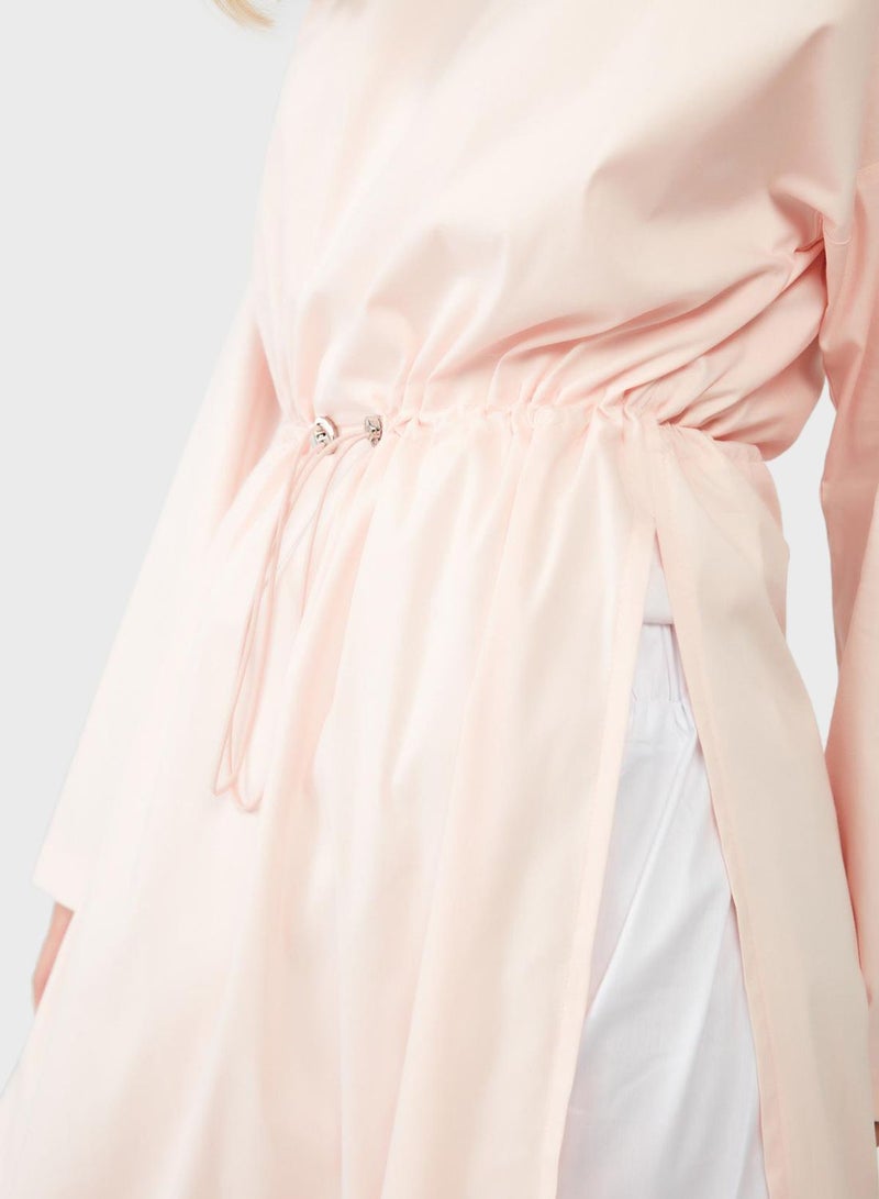 Side Slit Tie Detail Tunic