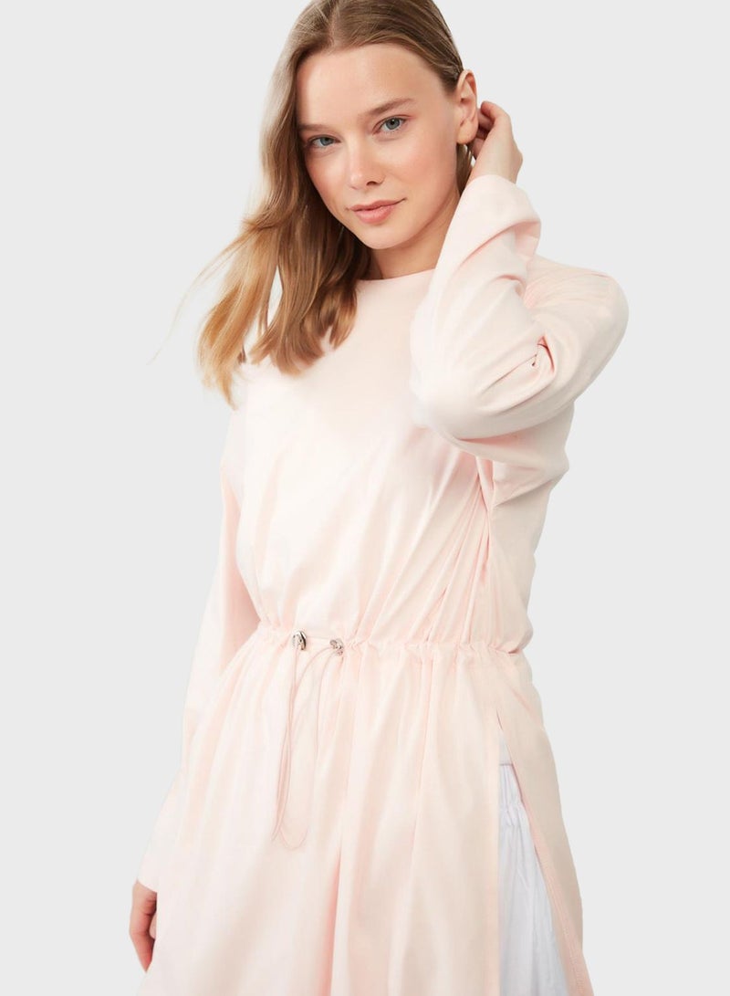 Side Slit Tie Detail Tunic