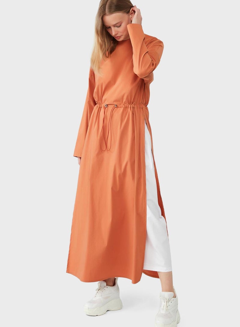 Side Slit Tie Detail Tunic