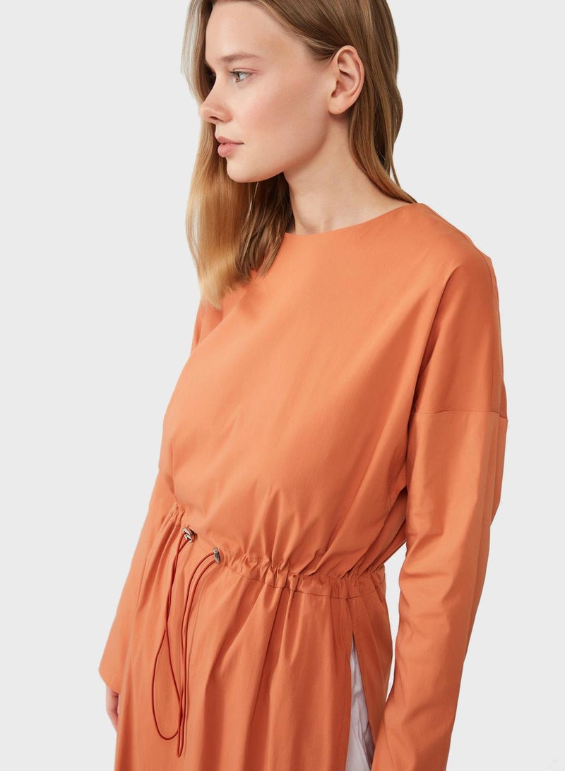 Side Slit Tie Detail Tunic
