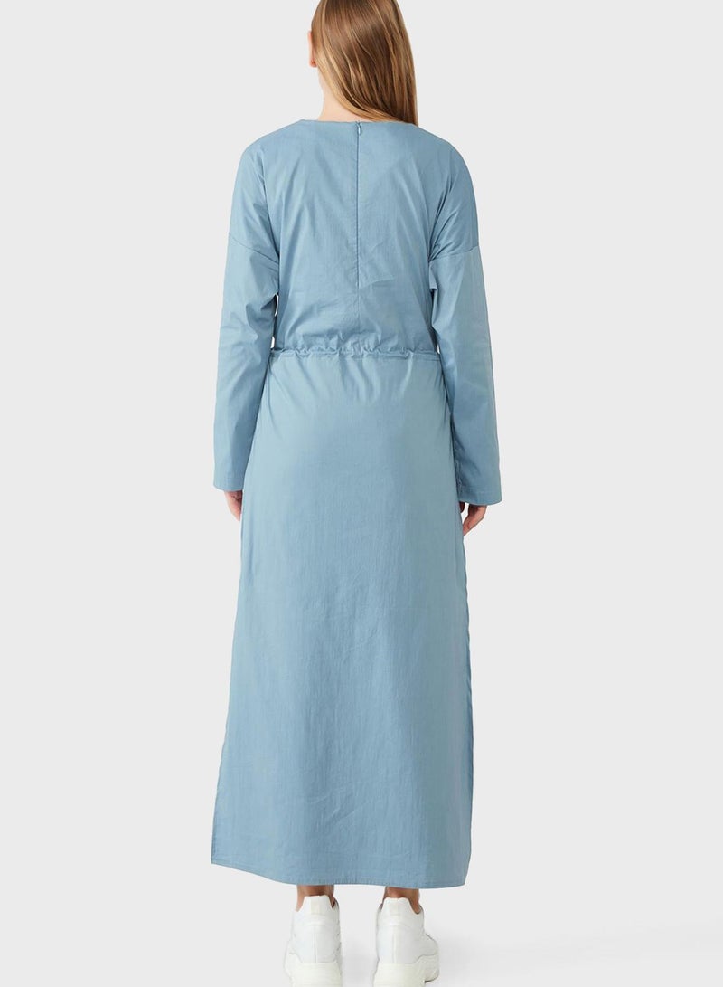 Side Slit Tie Detail Tunic