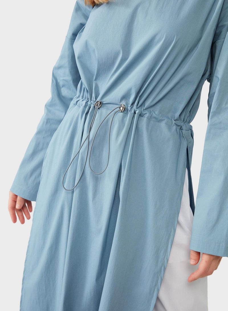 Side Slit Tie Detail Tunic