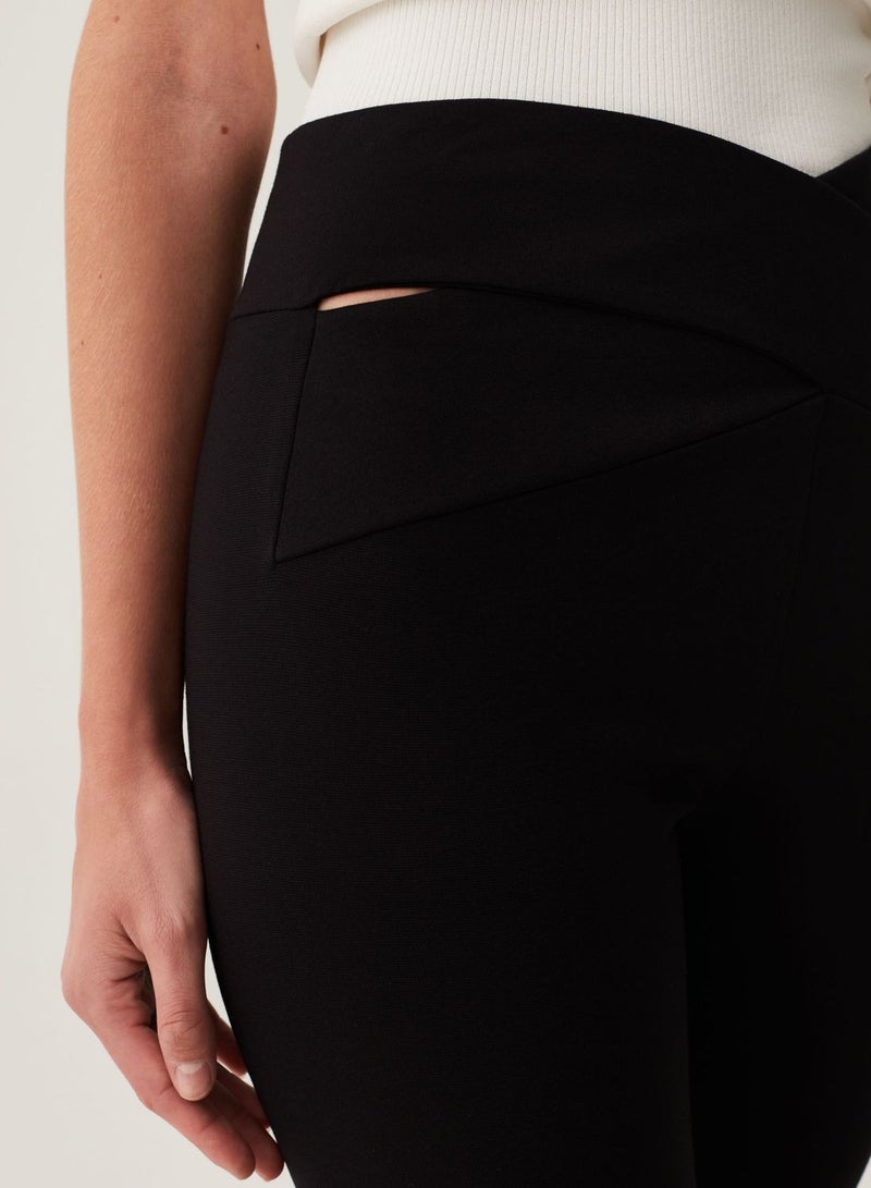 OVS Leggings With Cut-Out Details