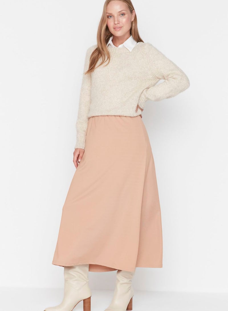 High Waist Midi Skirt