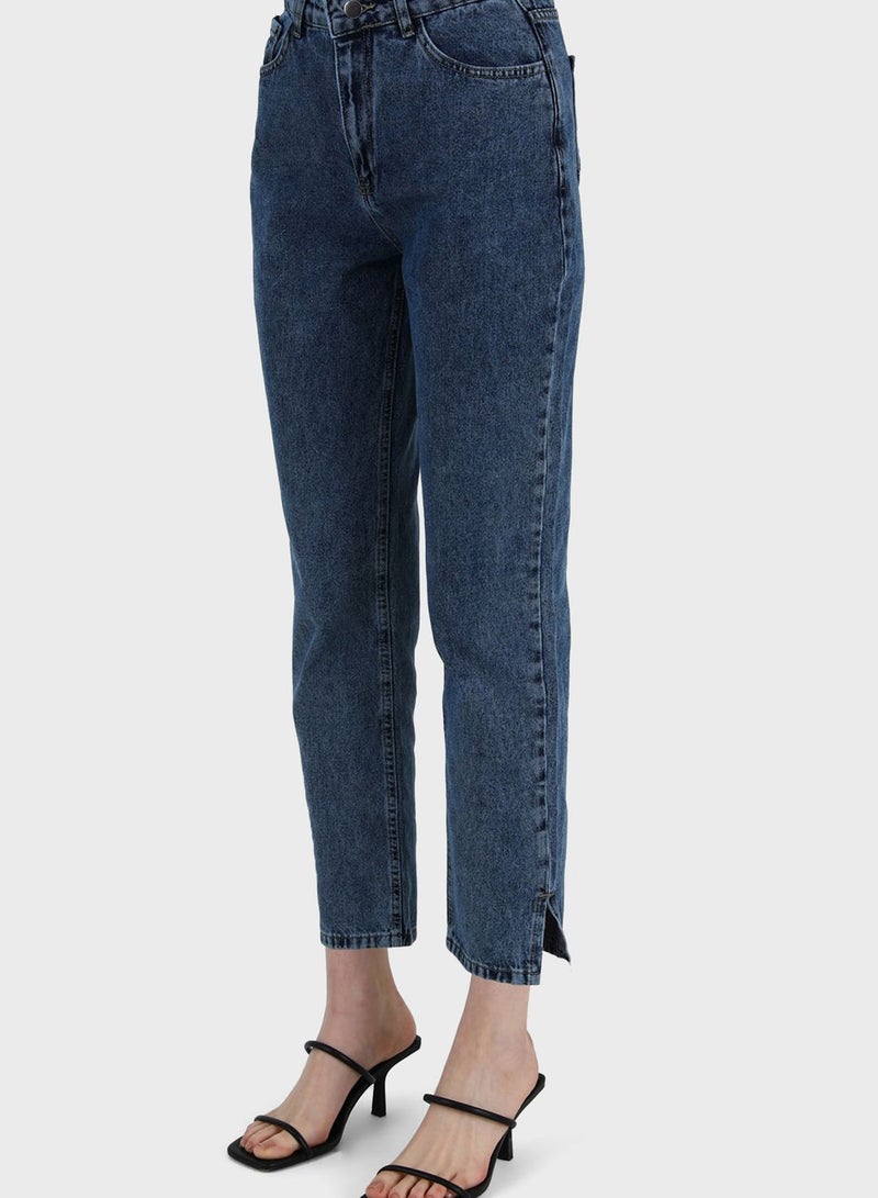 High Waist Denim Jeans