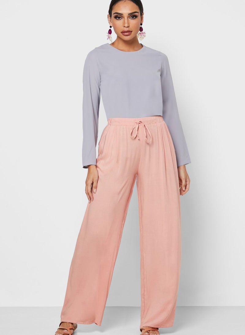 Drawstring Waist Pants