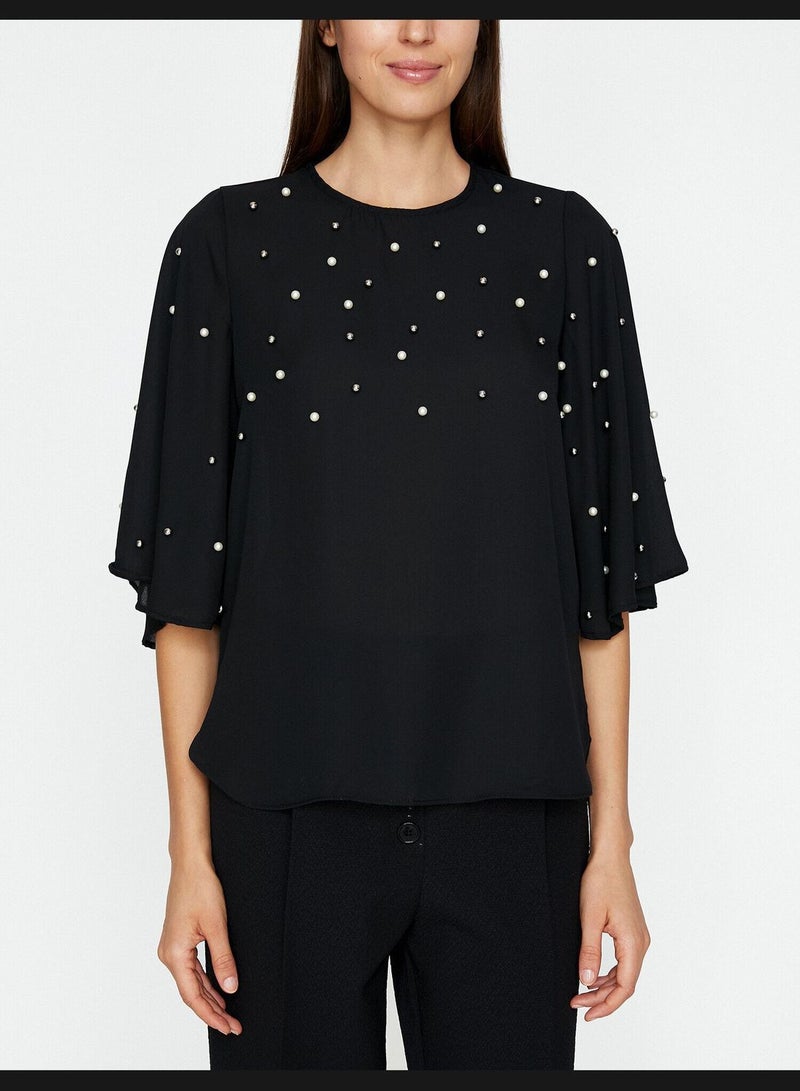 Pearl Detailed Blouse