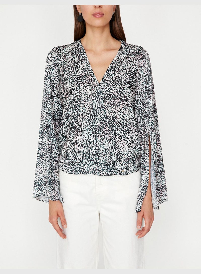 Snake Patterned Blouse