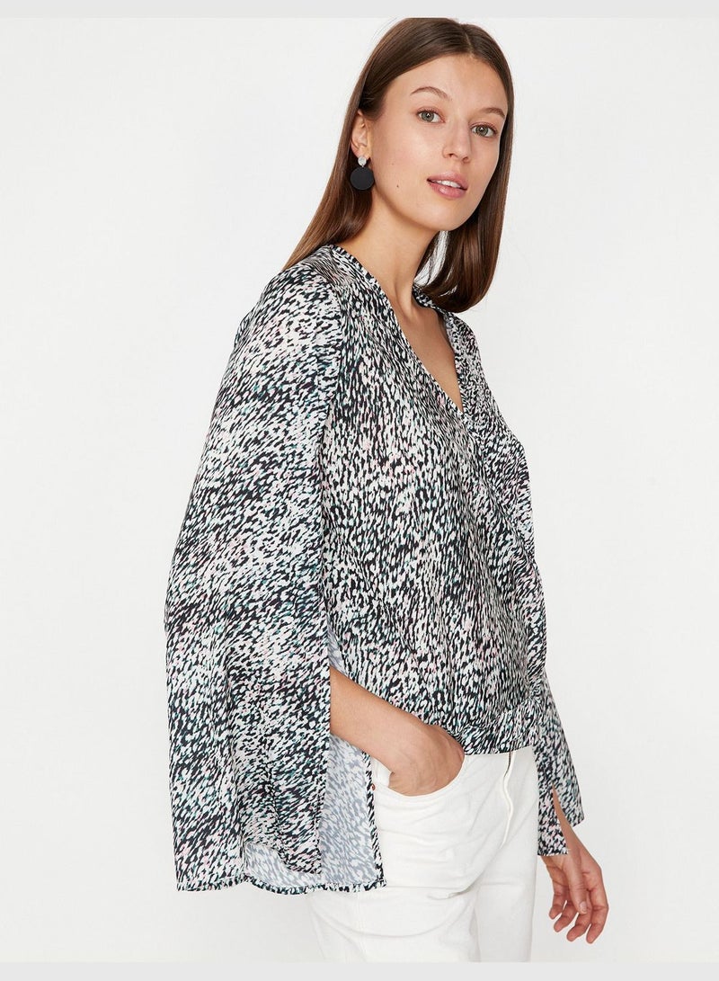 Snake Patterned Blouse