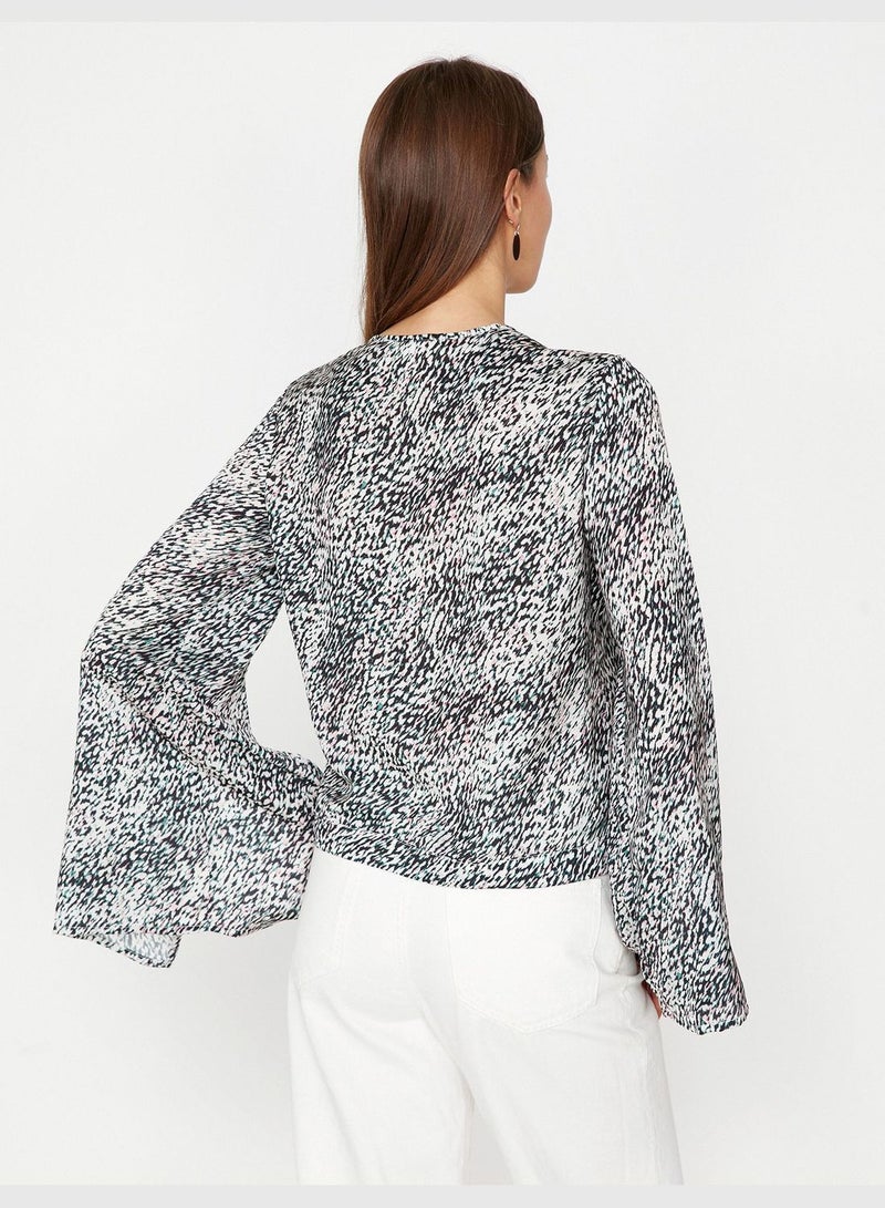 Snake Patterned Blouse