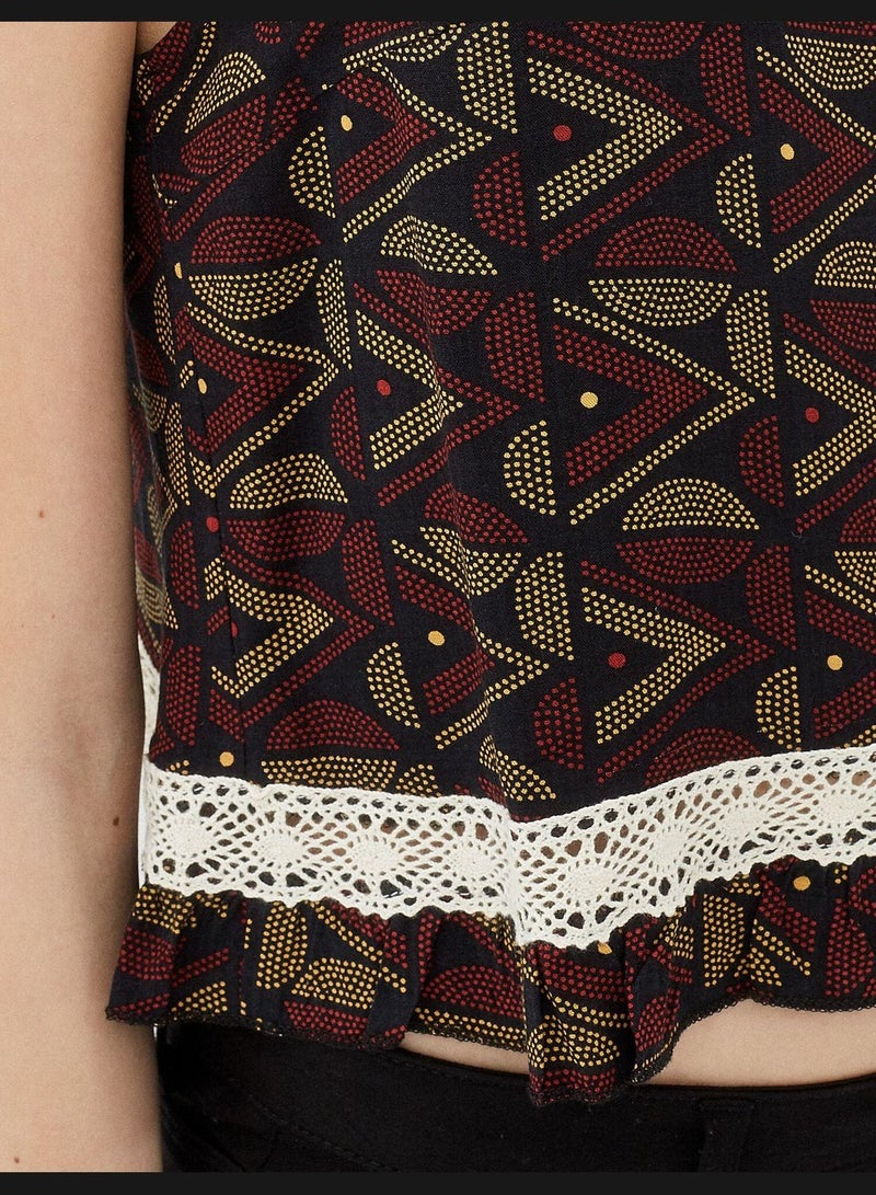 Lace Detailed Blouse