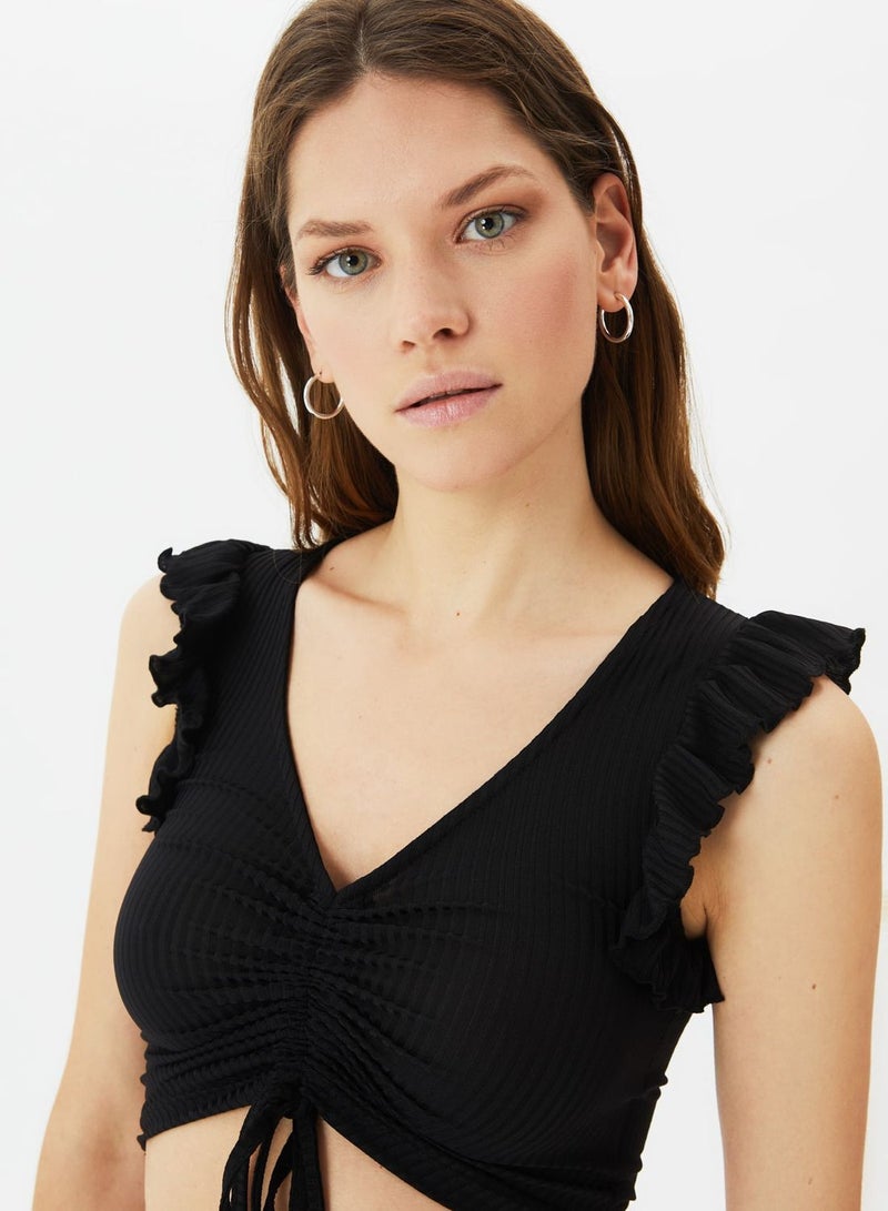 Crew Neck Knitted Top