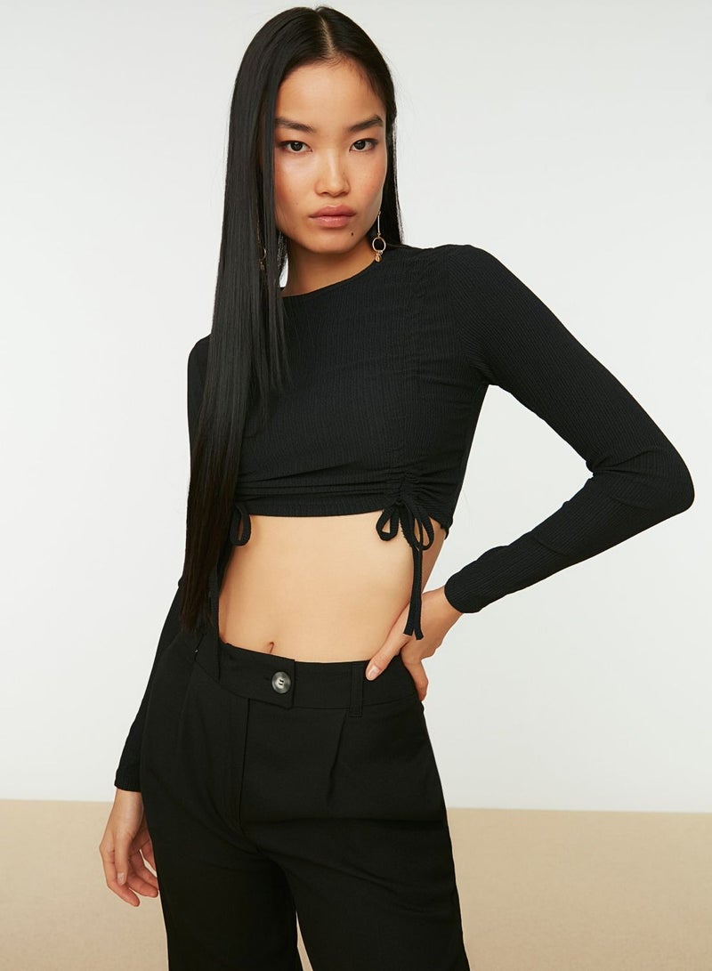 Ruched Crop Top