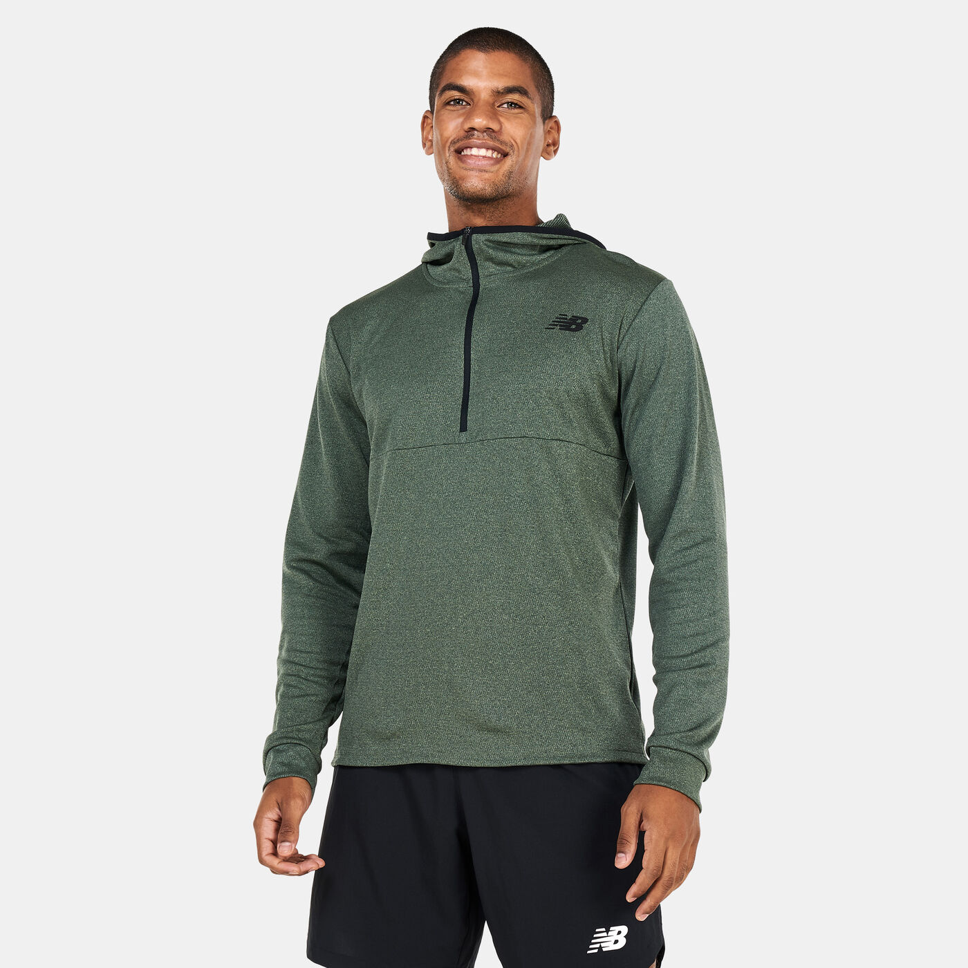 Men's Tenacity Hooded Quarter-Zip Hoodie