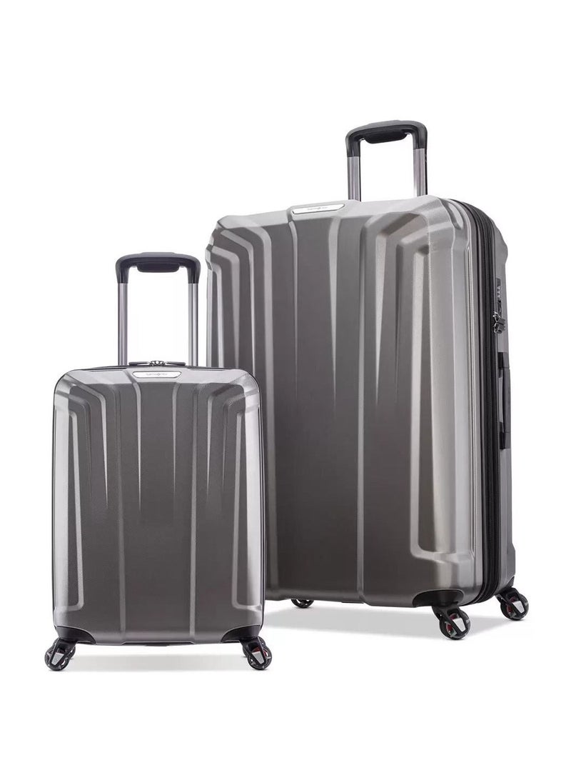 2-Piece Endure Series Hardside Luggage Set with TSA Lock And 360 Rotating Wheel