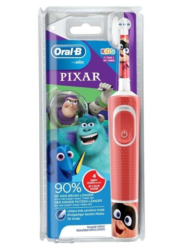 Kids Rechargeable Electric Toothbrush Disney Pixar