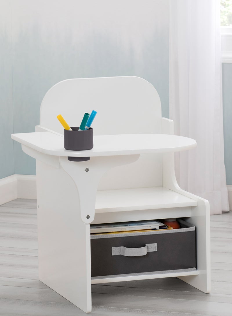 MySize Chair Desk with Storage Bin