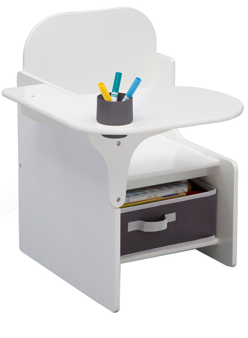 MySize Chair Desk with Storage Bin