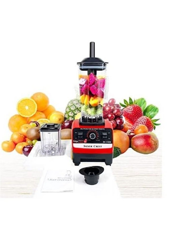 Silver Crest 4500w Heavy Duty Commercial Grade Blender With 2 Jars ( Multicolour )