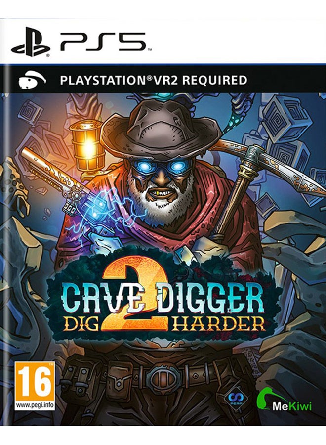 PSVR 2 Cave Digger 2 Dig Harder PEGI - Action & Shooter - PlayStation 5 (PS5)