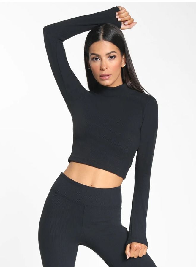 Luca Ribbed Cropped Top