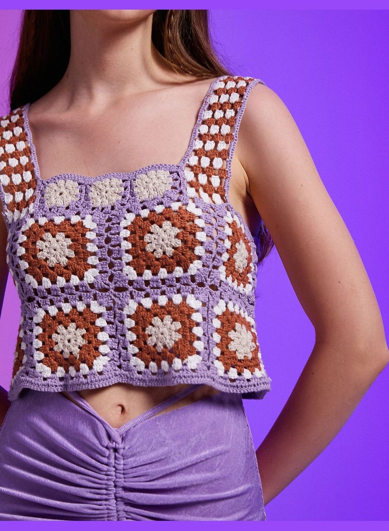 Crochet Knitted Tank Top