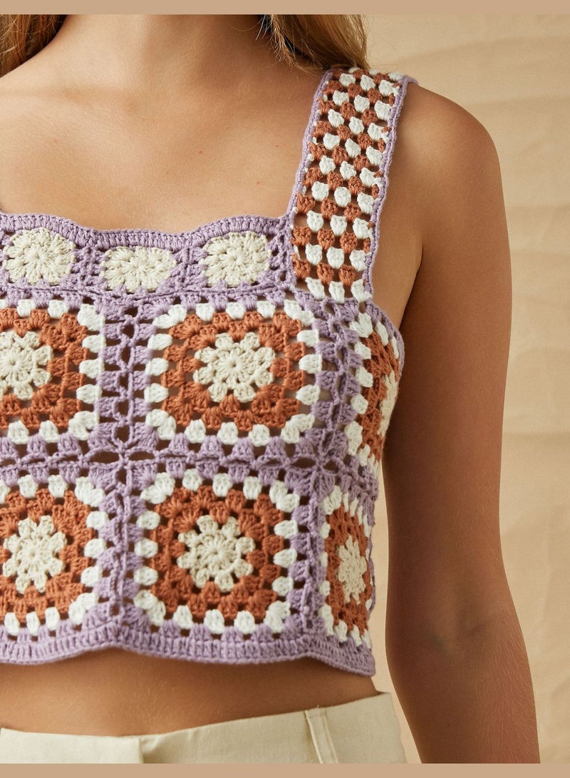 Crochet Knitted Tank Top