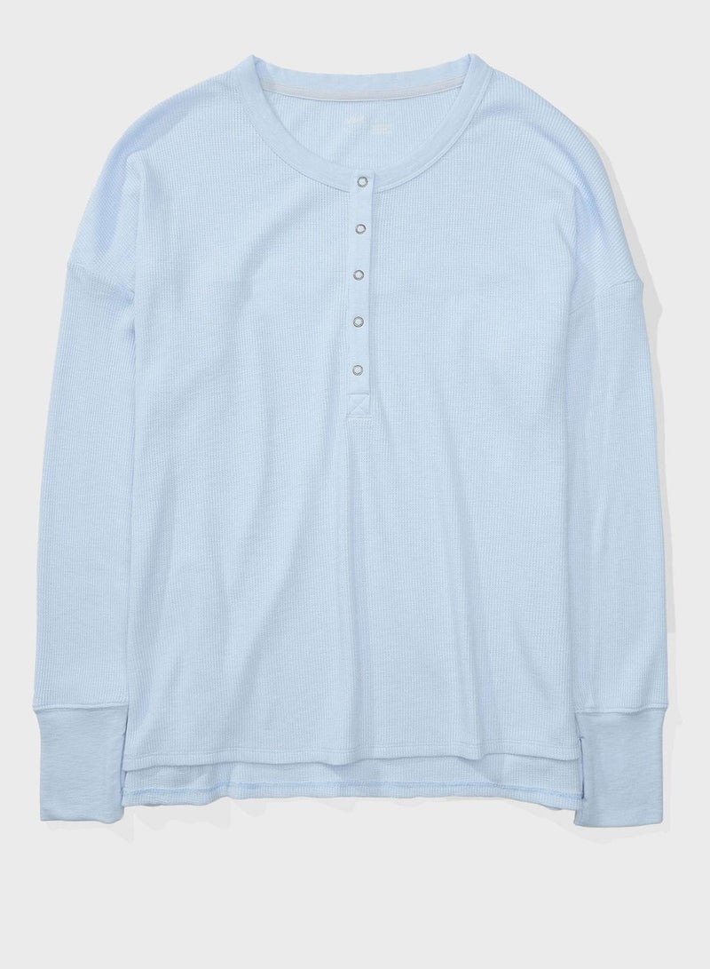 Button Detail T-shirt