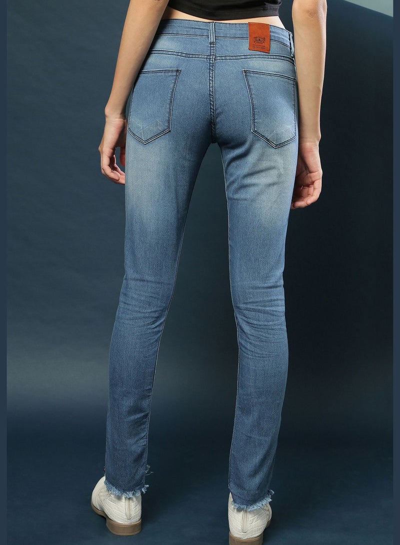 Jeans with Side Stripes