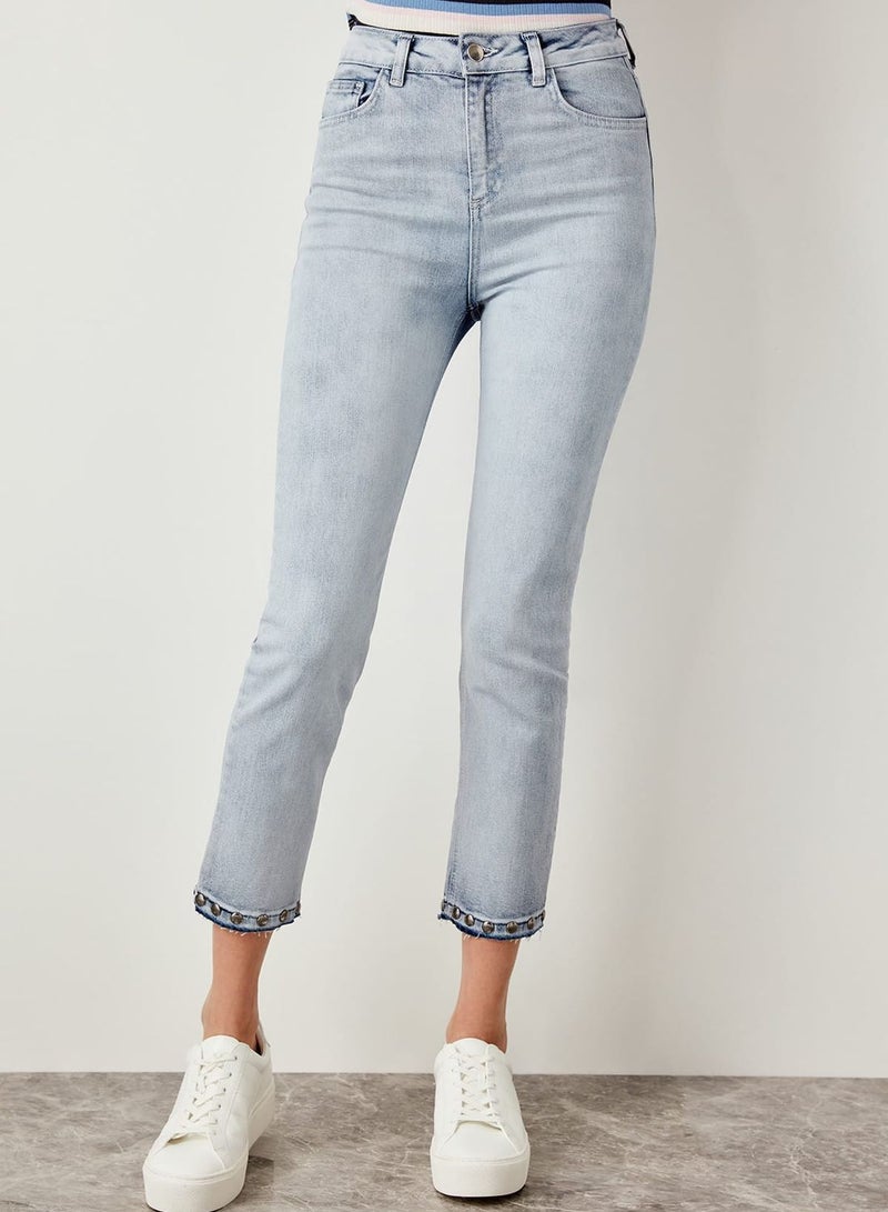 High Waist Slim Fit Jeans