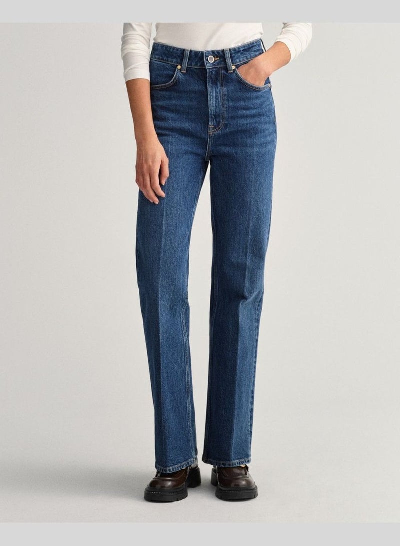 GANT High-Waisted Flare Jeans