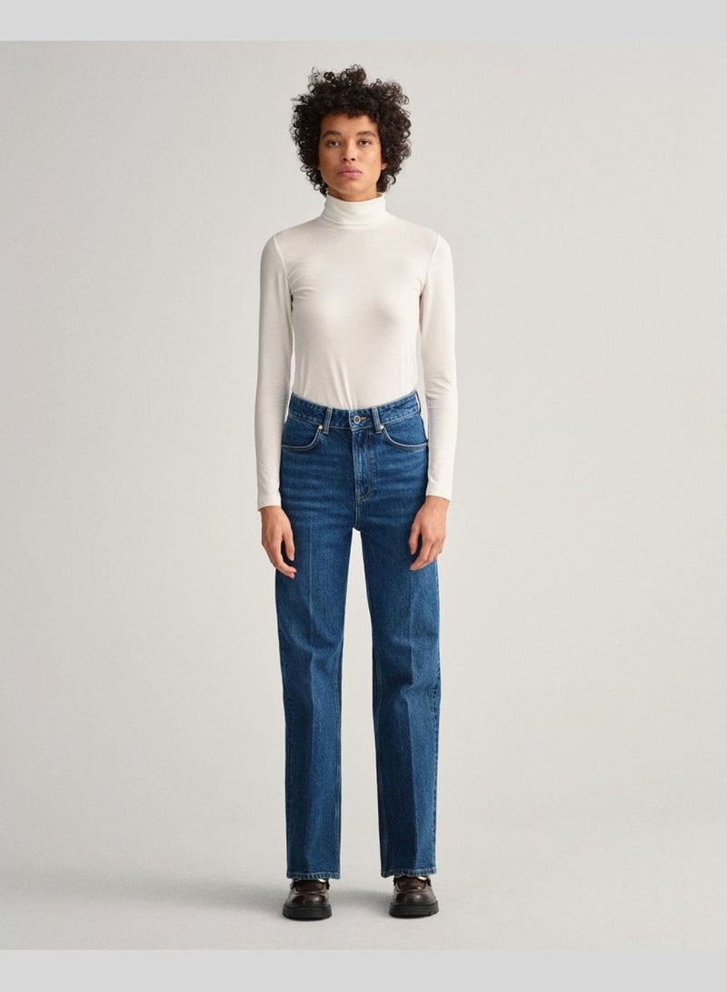 GANT High-Waisted Flare Jeans