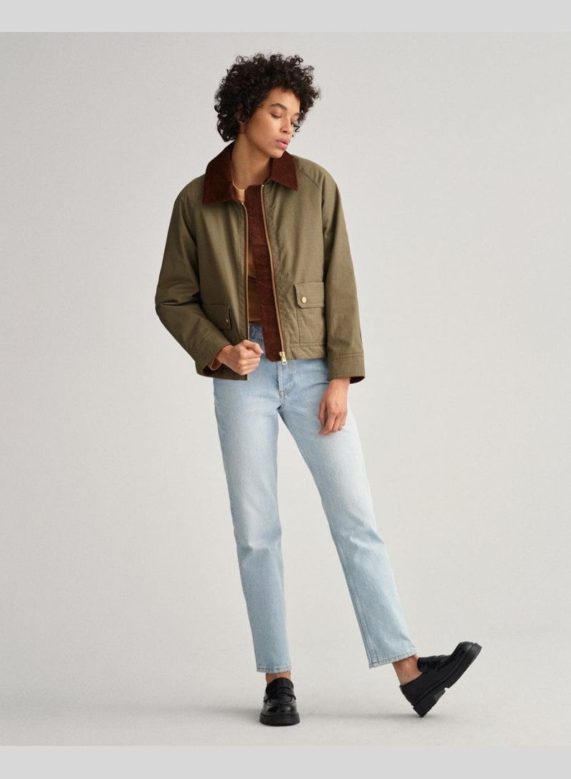 GANT High-Waisted Straight Authentic Jeans