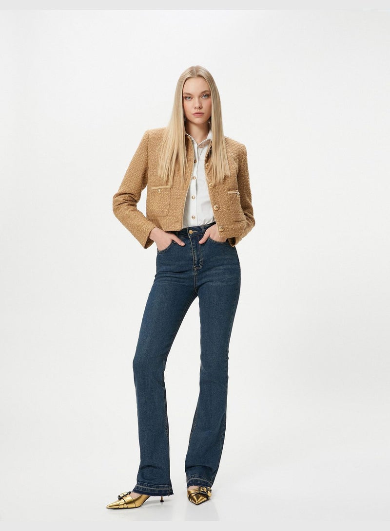 Flare Jean Standard Waist Comfort Stretch Cotton - Victoria Jean