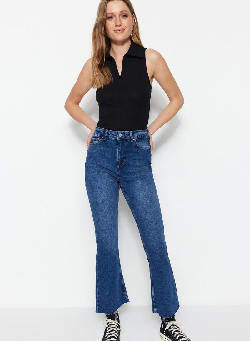 High Waist Flared Jeans